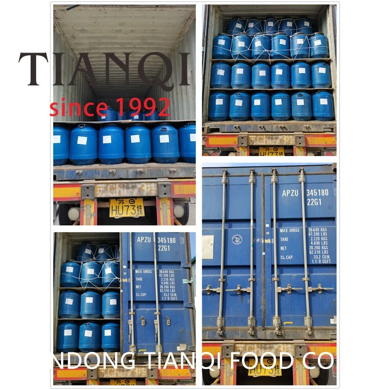 Drum packing white mushroom in salty water