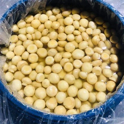 Nấm trắng trồng ngâm nước muối trong thùng